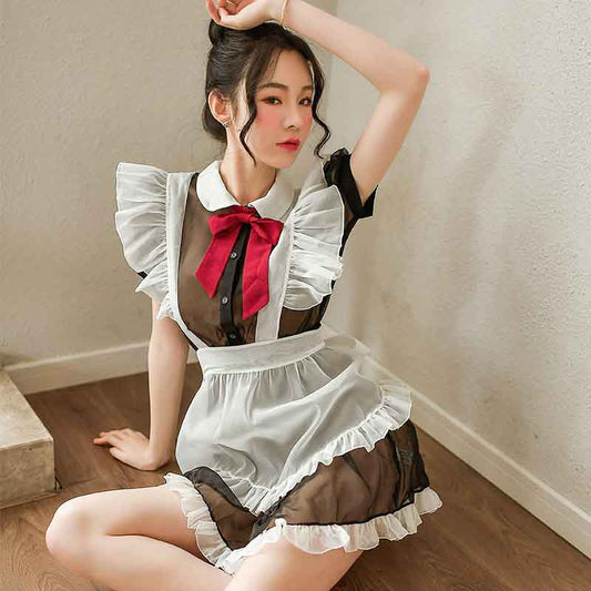 Fengyuegu sexy underwear  1295 black red