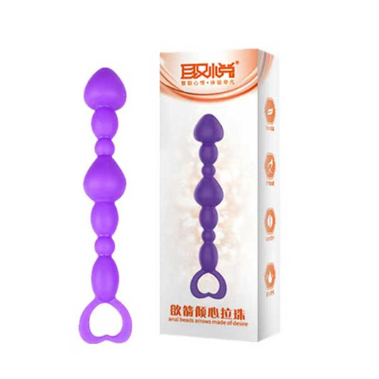 QUYUE  Series vibrator  DGAC Desire for an arrow pulls the pearl purple、