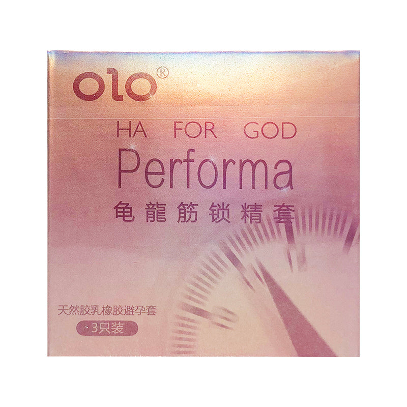OLO semen locking condom Pack of three
