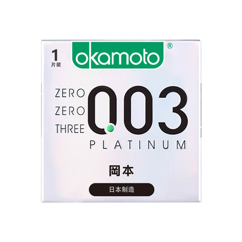 OKAMOTO 003 platinum  condom  pack of  one