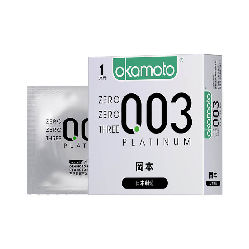 OKAMOTO 003 platinum  condom  pack of  one