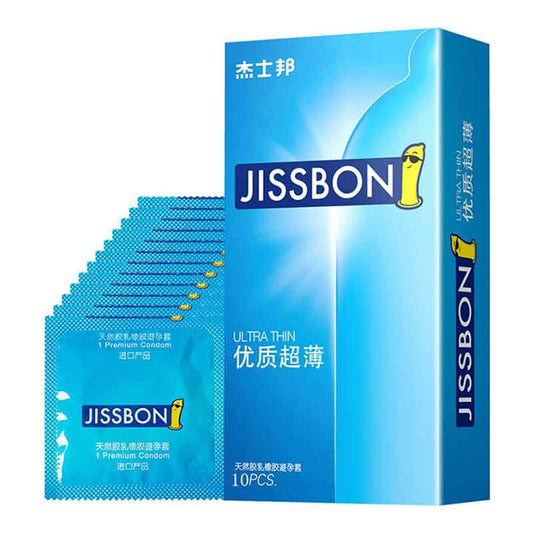 JISSBON high quality Ultra thin condom ten pcs