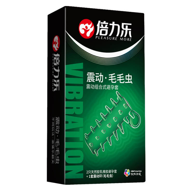 PLEASURE MORE Condom series  Shock   Caterpillar