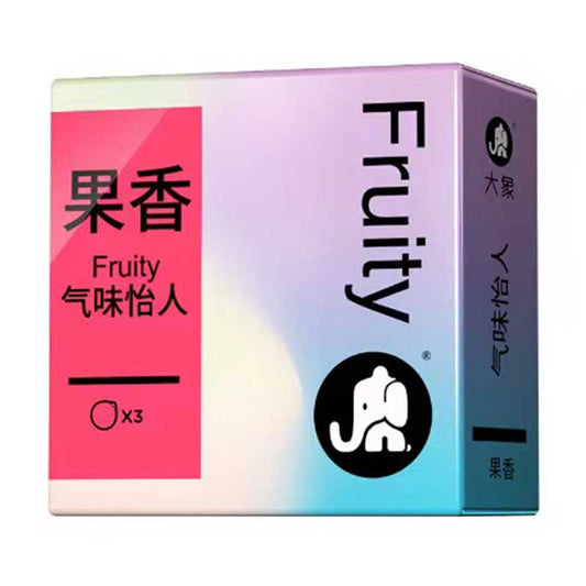 ELEPHANT flirt fruit flavour  condom  Pack of three