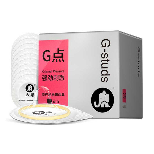 ELEPHANT G-spot large particles condom  Pack of ten