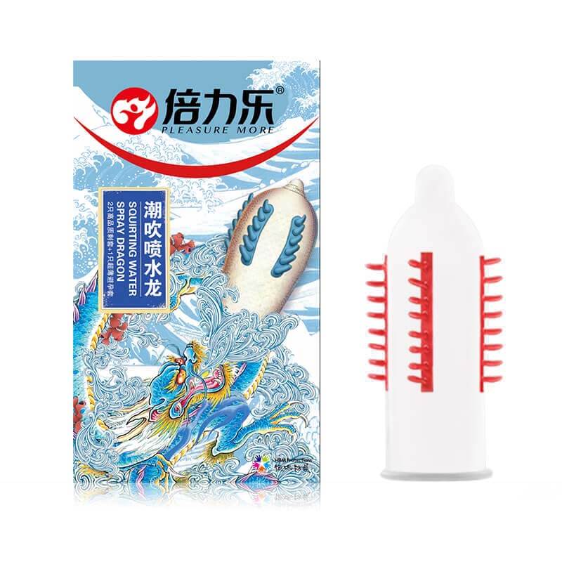 PLEASURE MOREG condoms squirying spray dragon