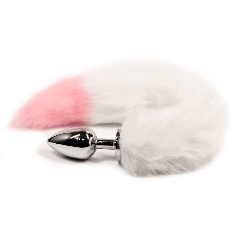 JA fox tail Metal anal plug Small size