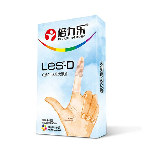 PLEASURE MORE Medical  finger cotsLES -D