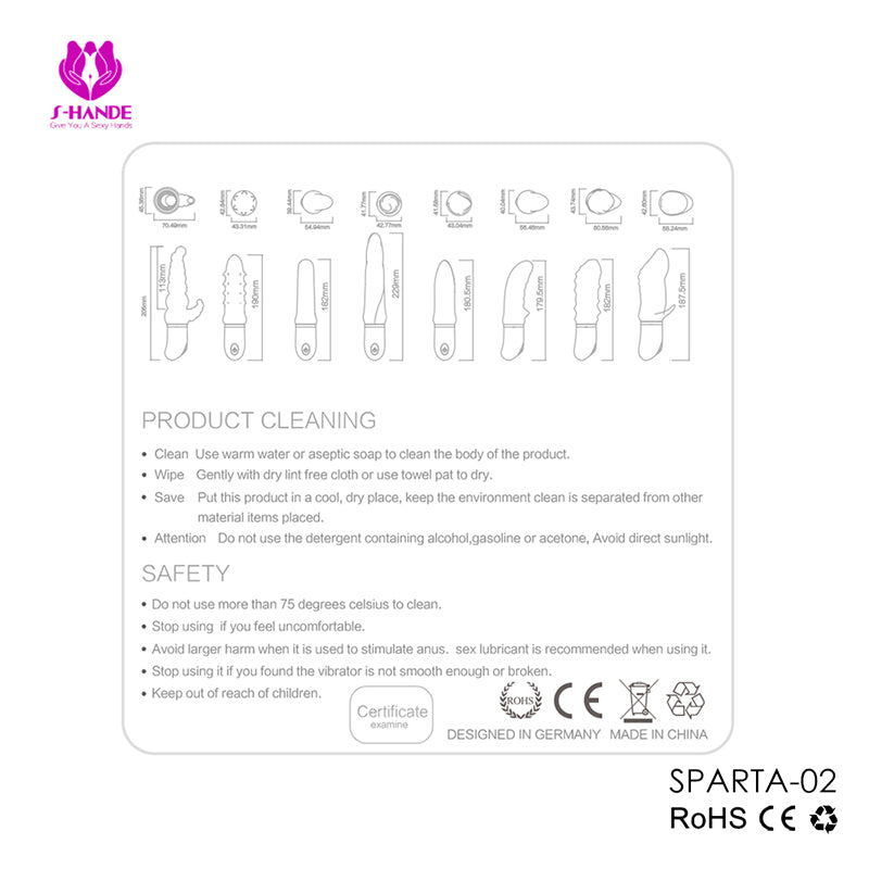 S-HANDE  Series vibrator  Spartan S022-02