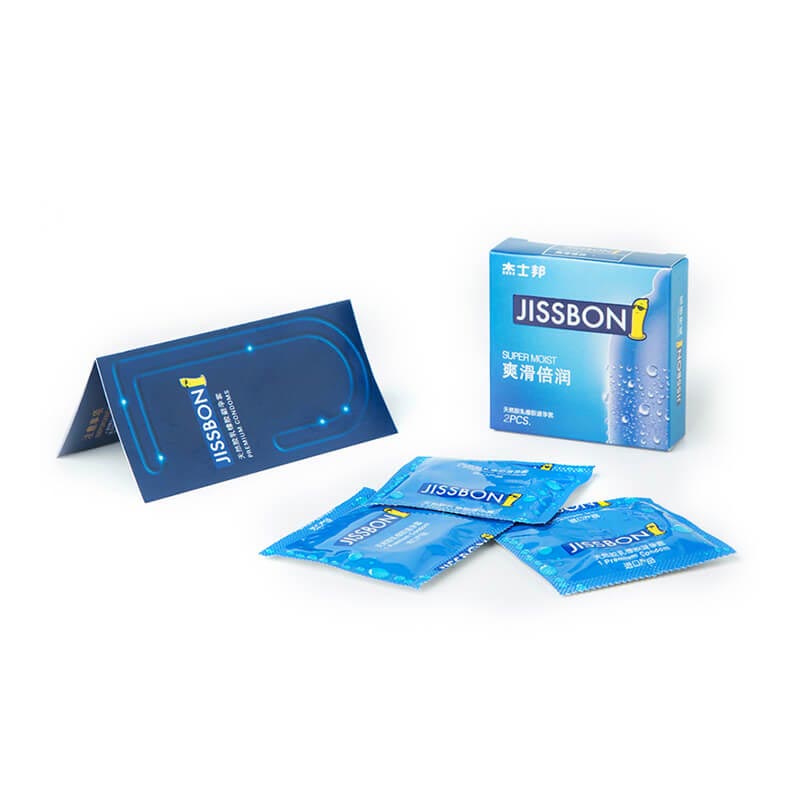 JISSBON Smooth and moisturizing condom two pcs Custom Edition