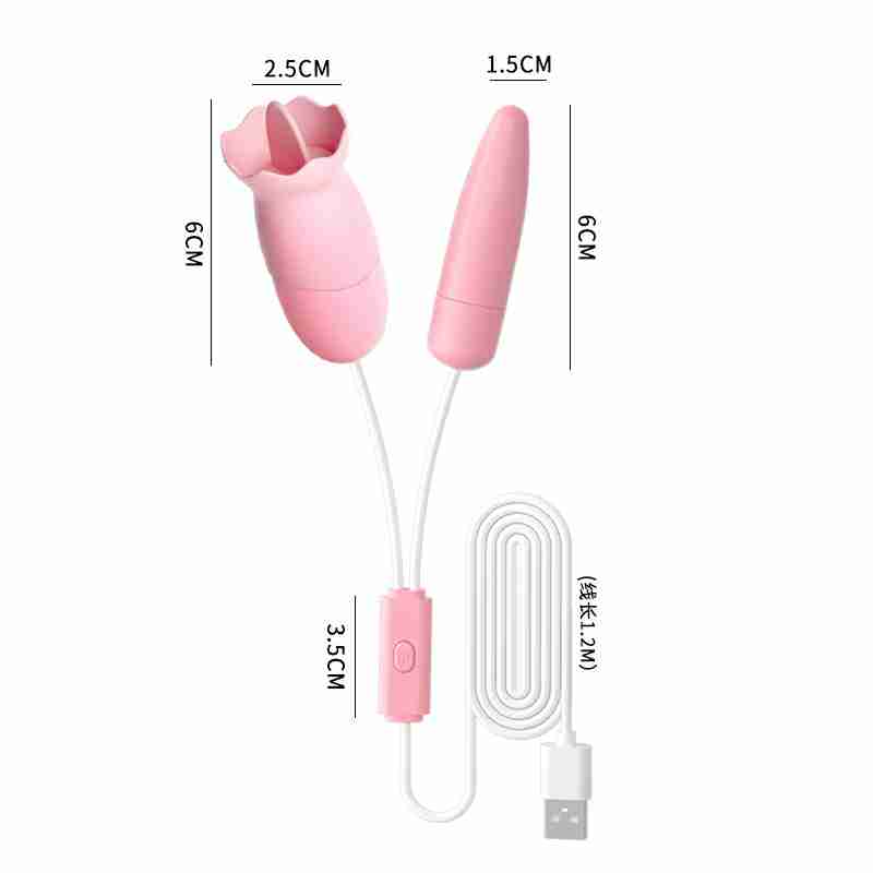 LILO Series vibrator  JYLL Flirting Egg E Sakura Pink USB Type