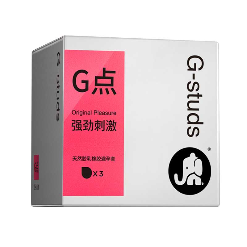 ELEPHANT  Strong G-spot stimulation condom  Pack of three