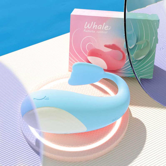 GALAKU series  Vibrator baby whale sky blue