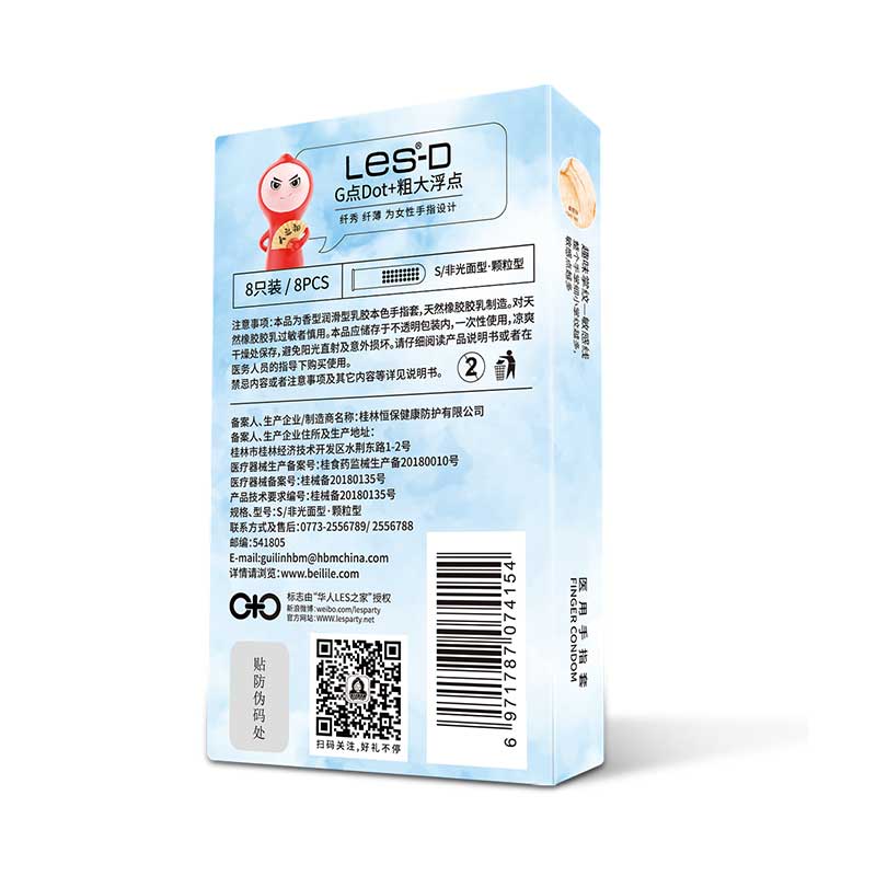 PLEASURE MORE Medical  finger cotsLES -D