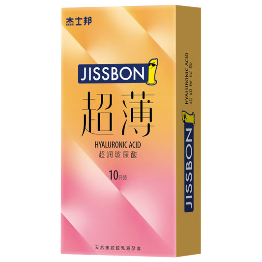JISSBON Ultra-thin hyaluronic acid condom ten pcs