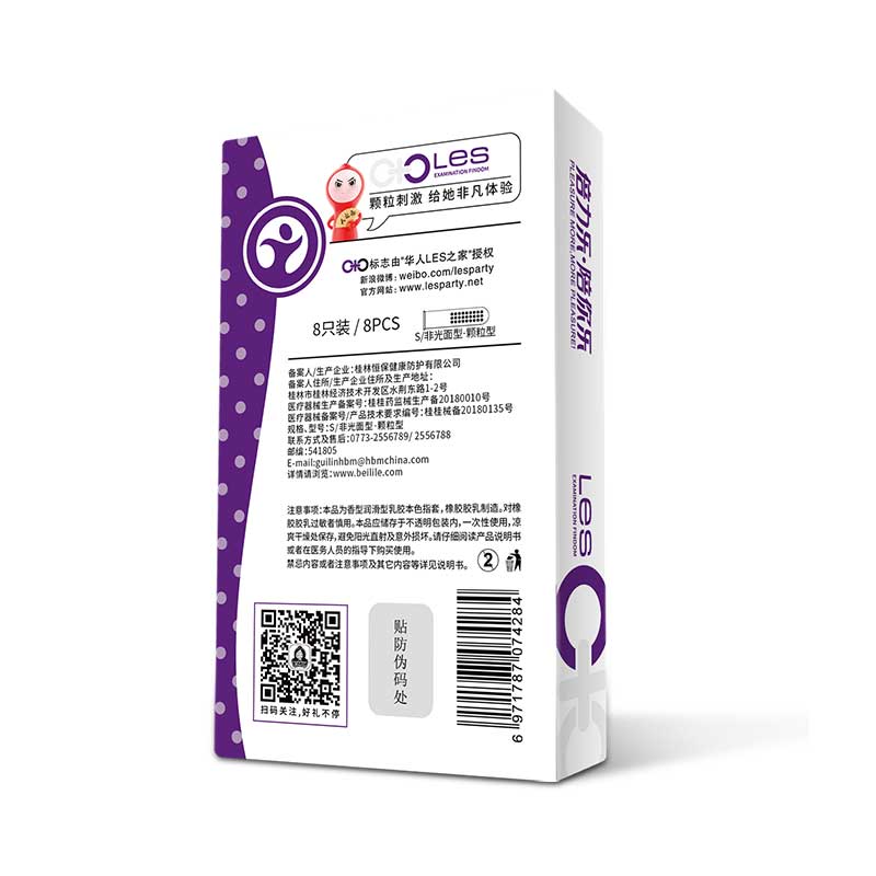 PLEASURE MORE Condoms  Granules  medical LES finger cots