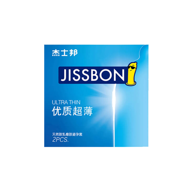 JISSBON  High quality and ultra-thin condom  two pcs