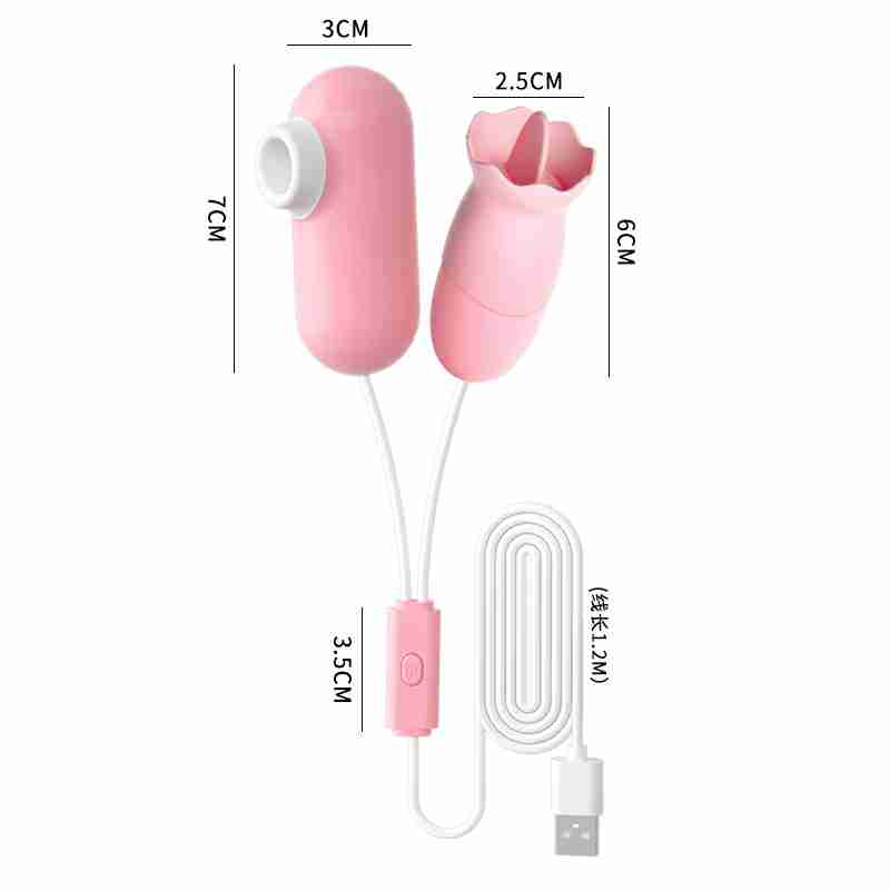 LILO Series vibrator  JYLL Flirting Egg B Sakura Pink USB Type
