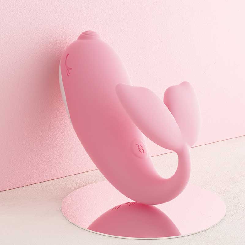 GALAKU series  Vibrator Narwhal Cherry Powder