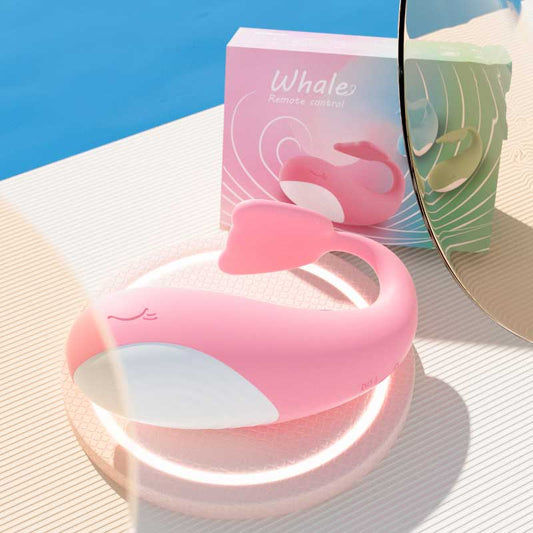 GALAKU series  Vibrator Little whale cherry powder