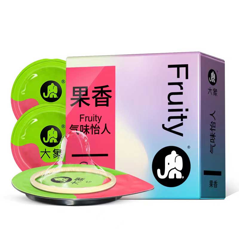 ELEPHANT flirt fruit flavour  condom  Pack of three