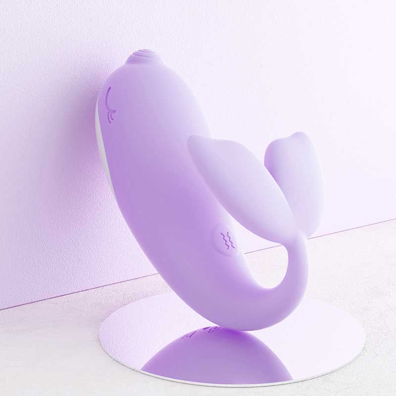 GALAKU series  Vibrator Narwhal taro purple