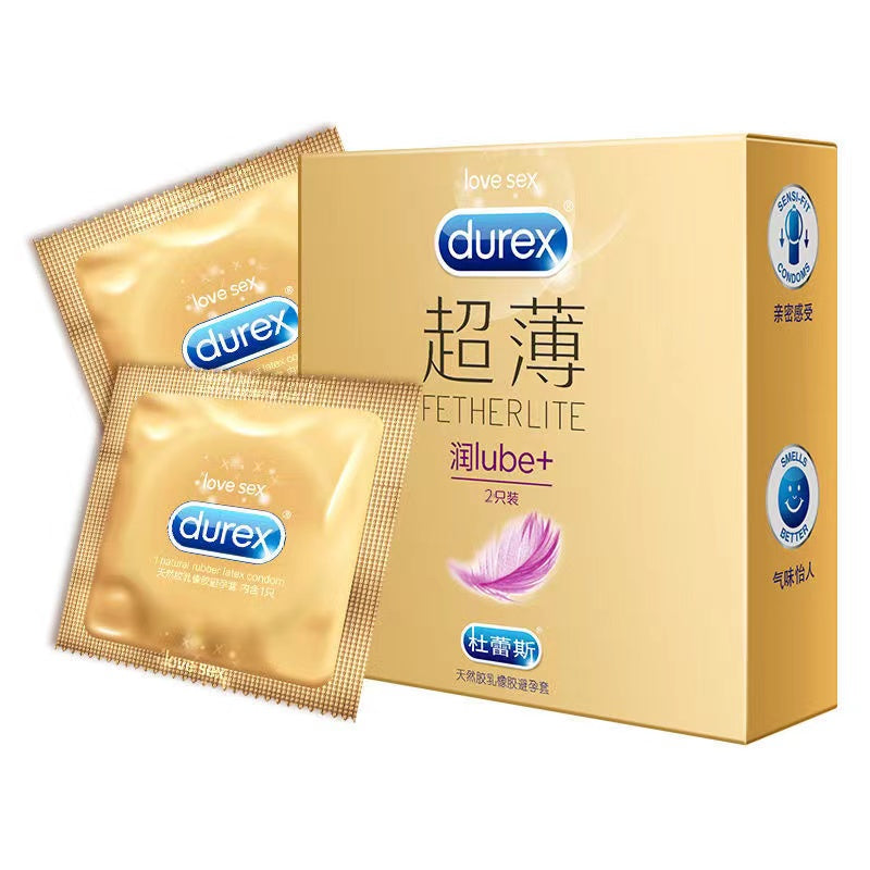 DUREX  Ultra-thin and moisturizing  condom Pack of  two Gift pack