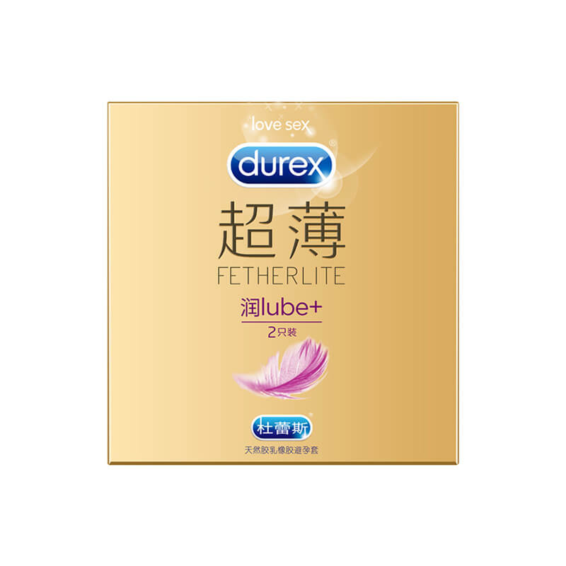 DUREX  Ultra-thin and moisturizing  condom Pack of  two Gift pack