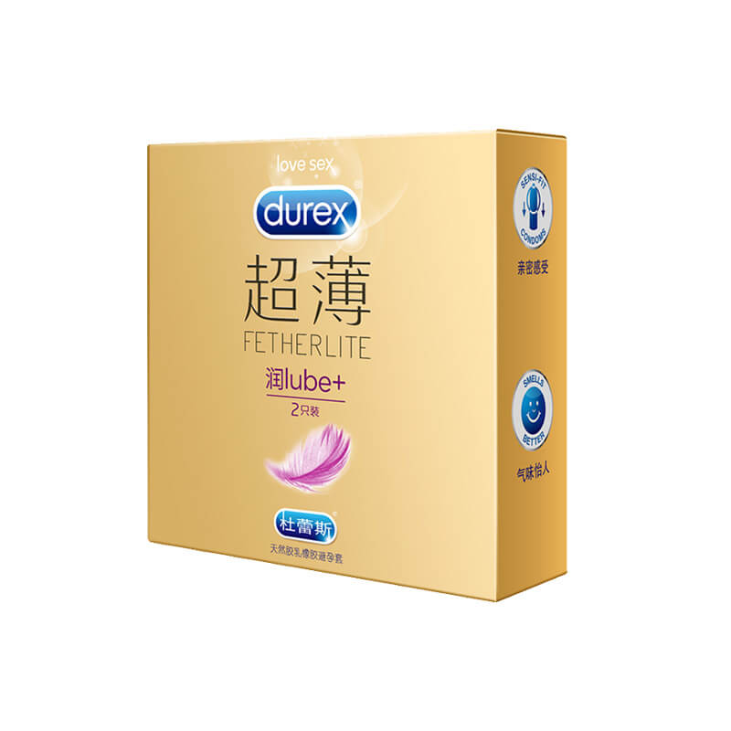 DUREX  Ultra-thin and moisturizing  condom Pack of  two Gift pack
