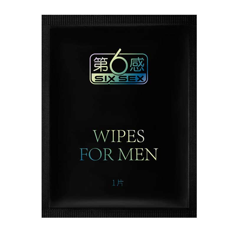 six sex  external delay wet wipes  one slices Aluminum film packaging