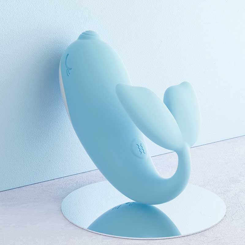 GALAKU series  Vibrator narwhal sky blue