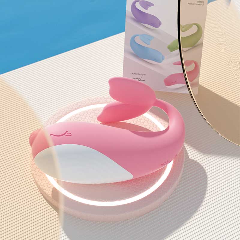 GALAKU series  Vibrator Narwhal Cherry Powder