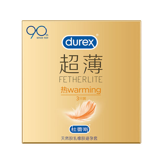 DUREX  gold packaging  Ultra thin hot condom  Pack of  three