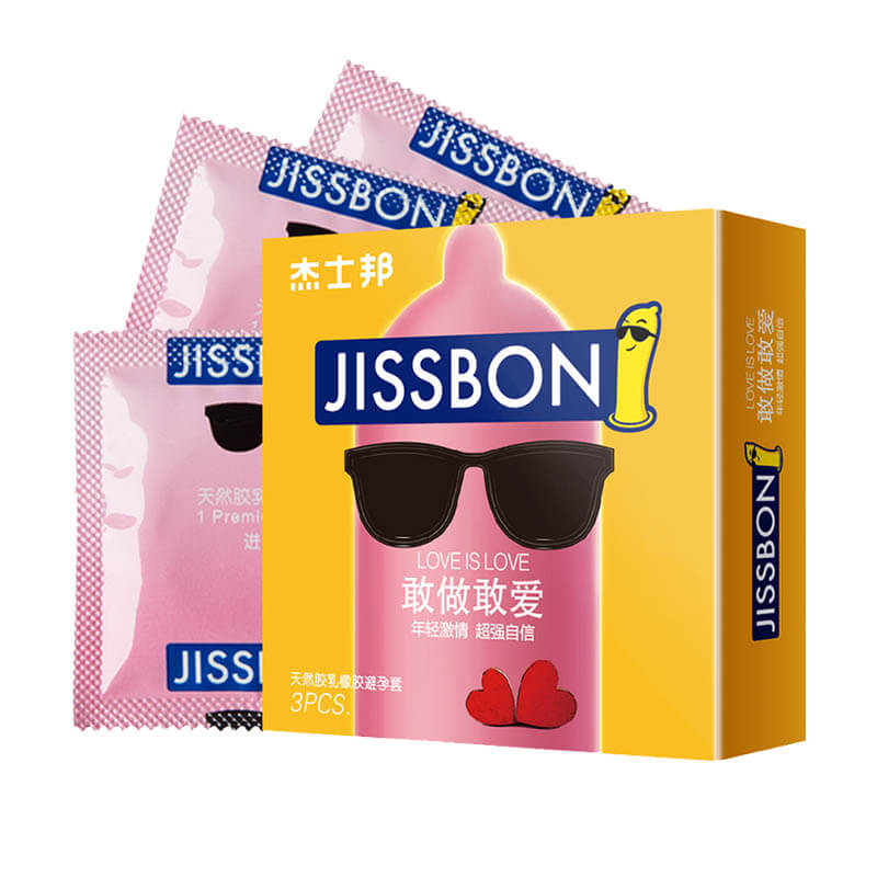 JISSBON Dare to love and do  condom three pcs