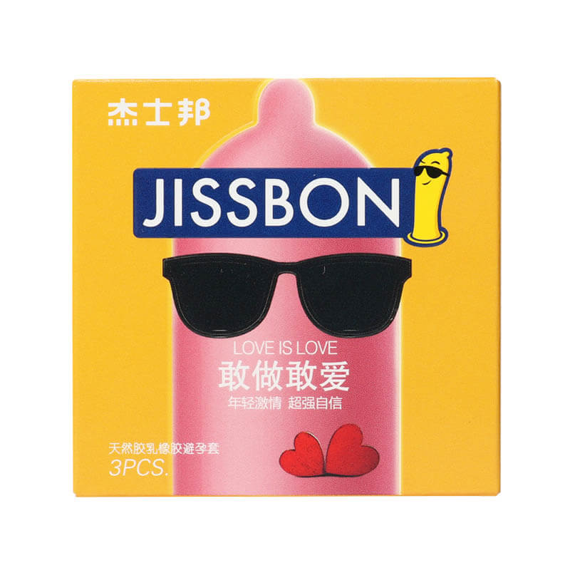 JISSBON Dare to love and do  condom three pcs