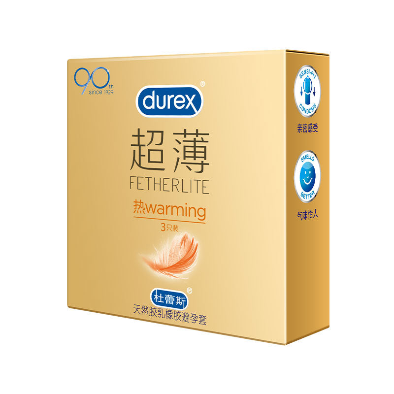 DUREX  gold packaging  Ultra thin hot condom  Pack of  three