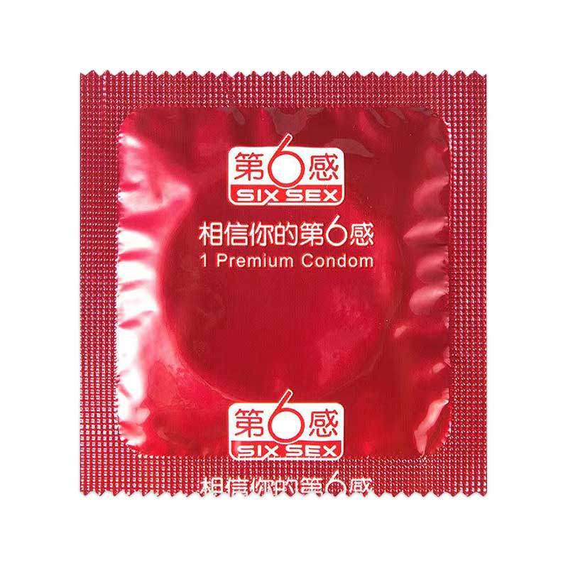 SIX SEX Ultra-thin and compact condom  Pack of  three  49MM