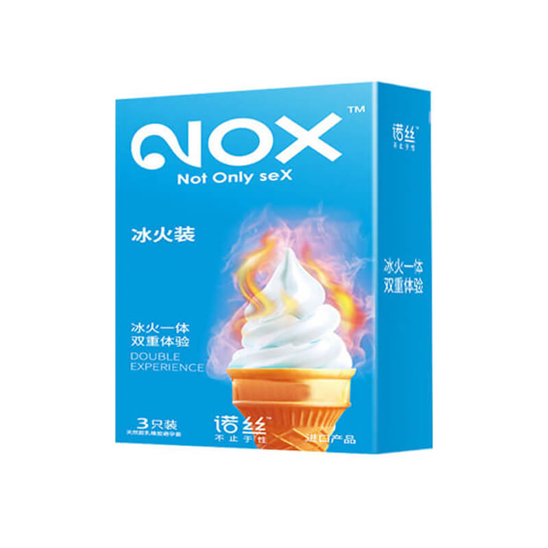 NOX  Ice and fire condom three pcs
