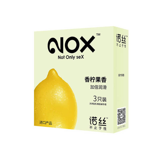 NOX Lemony fruity aroma condom  three pcs