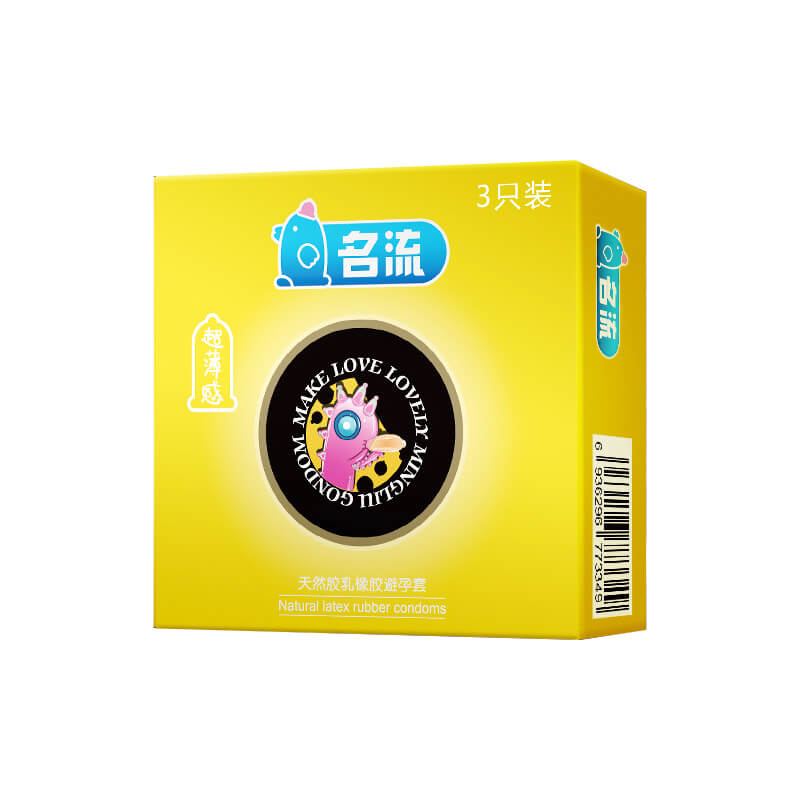 MINGLIU Ultra-thin feeling  condom  three pcs