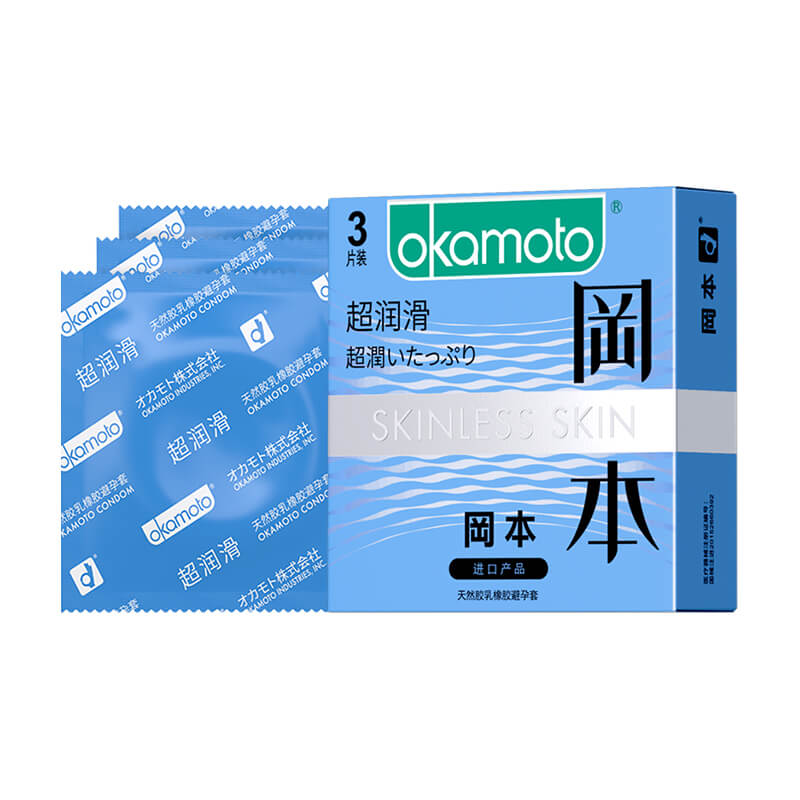 OKAMOTO  Super lubrication  Blue outfit   pack of  three