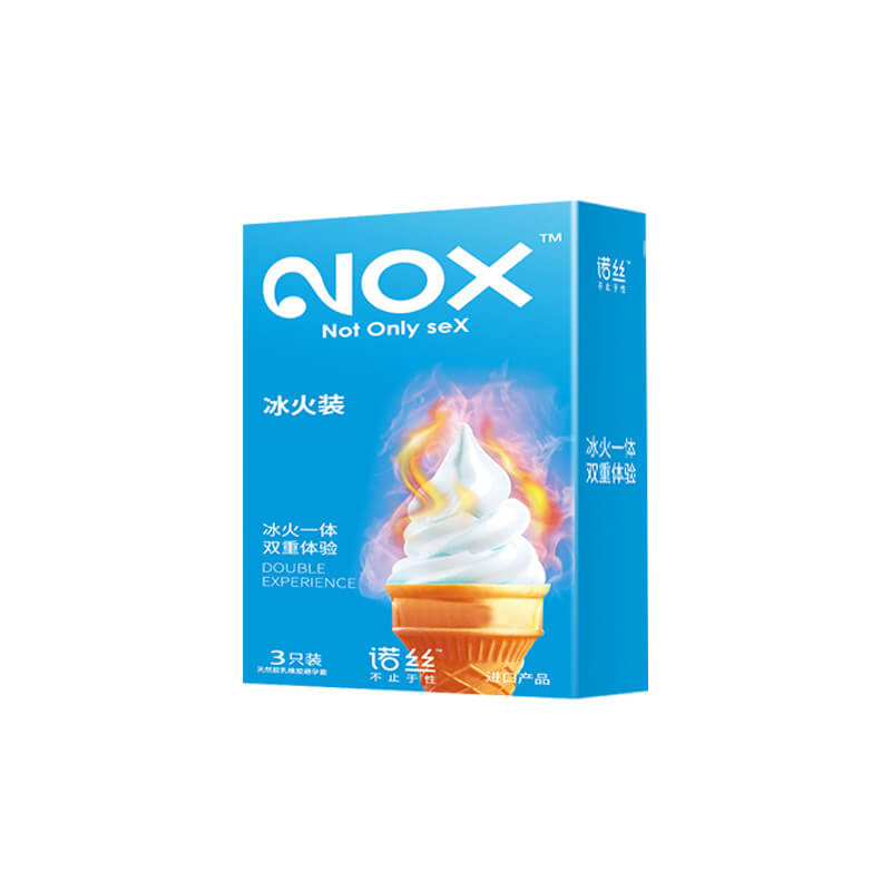 NOX  Ice and fire condom three pcs