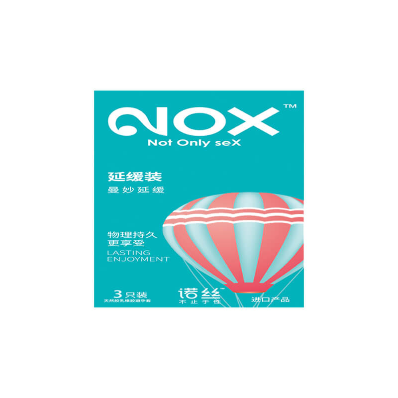 NOX delay condom three  pcs