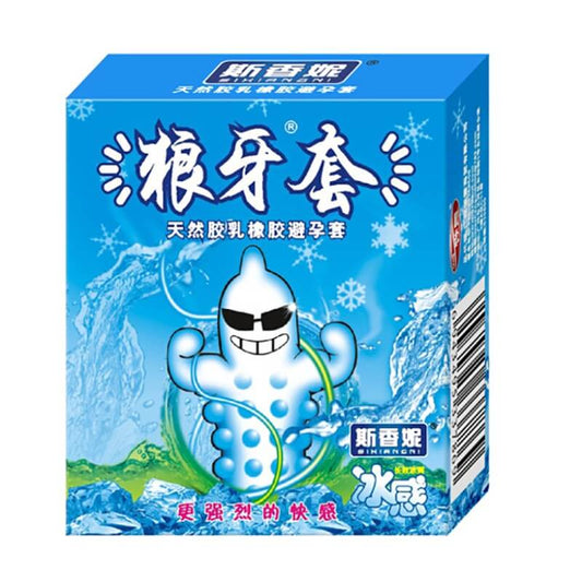 SIXIANGNI  Ice feeling condom  three  pcs