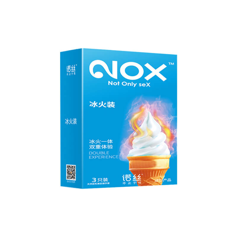 NOX  Ice and fire condom three pcs