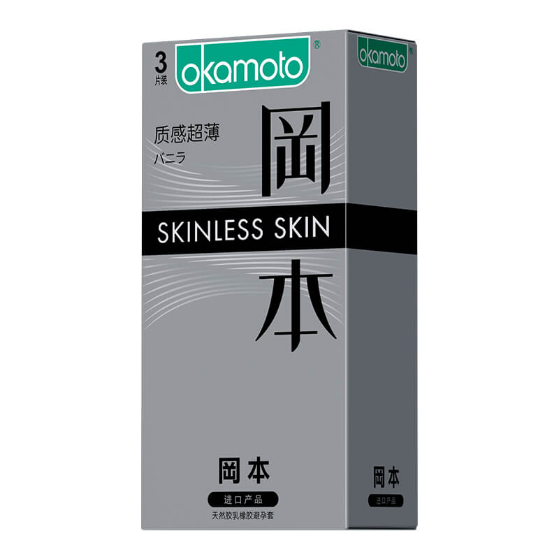 OKAMOTO Ultra-thin texture  condom  pack of three