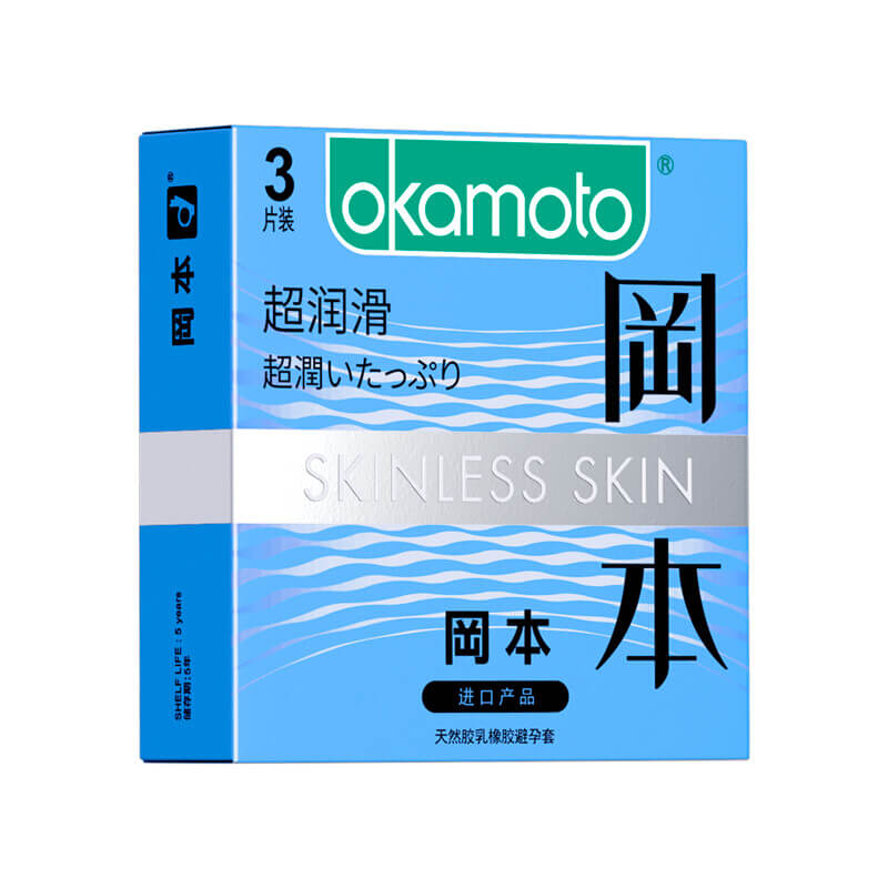 OKAMOTO  Super lubrication  Blue outfit   pack of  three