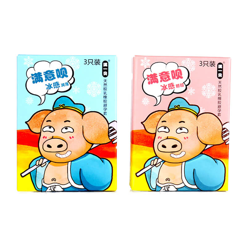 MANYIBEI   Bajie  Ice feeling condom three pcs
