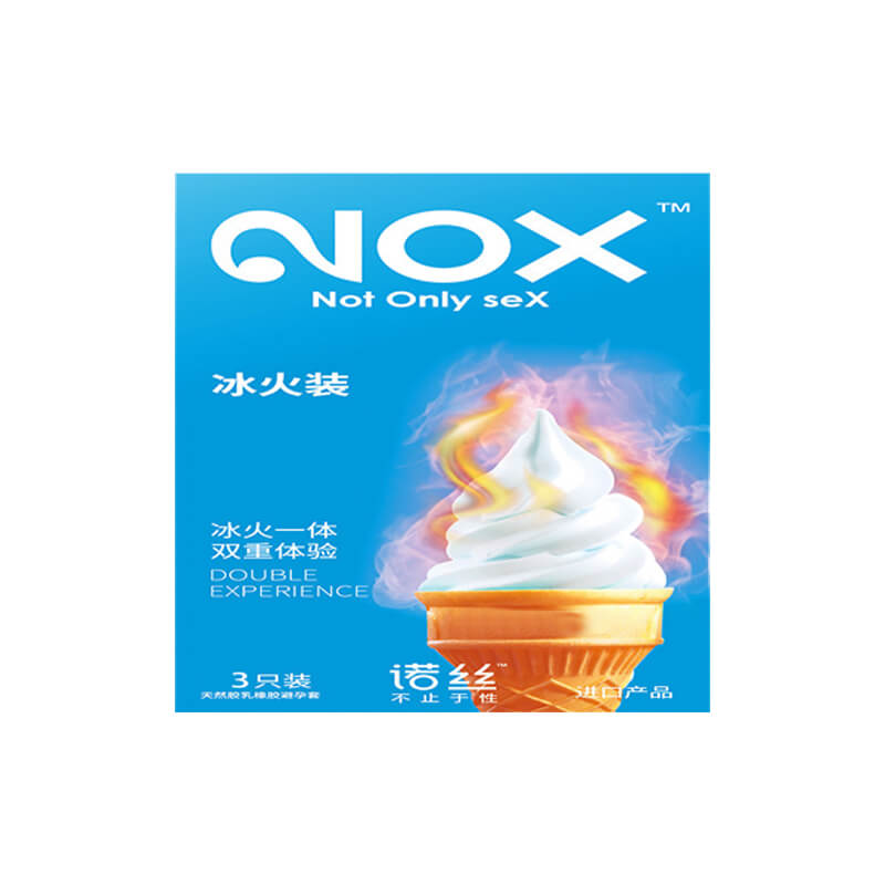 NOX  Ice and fire condom three pcs