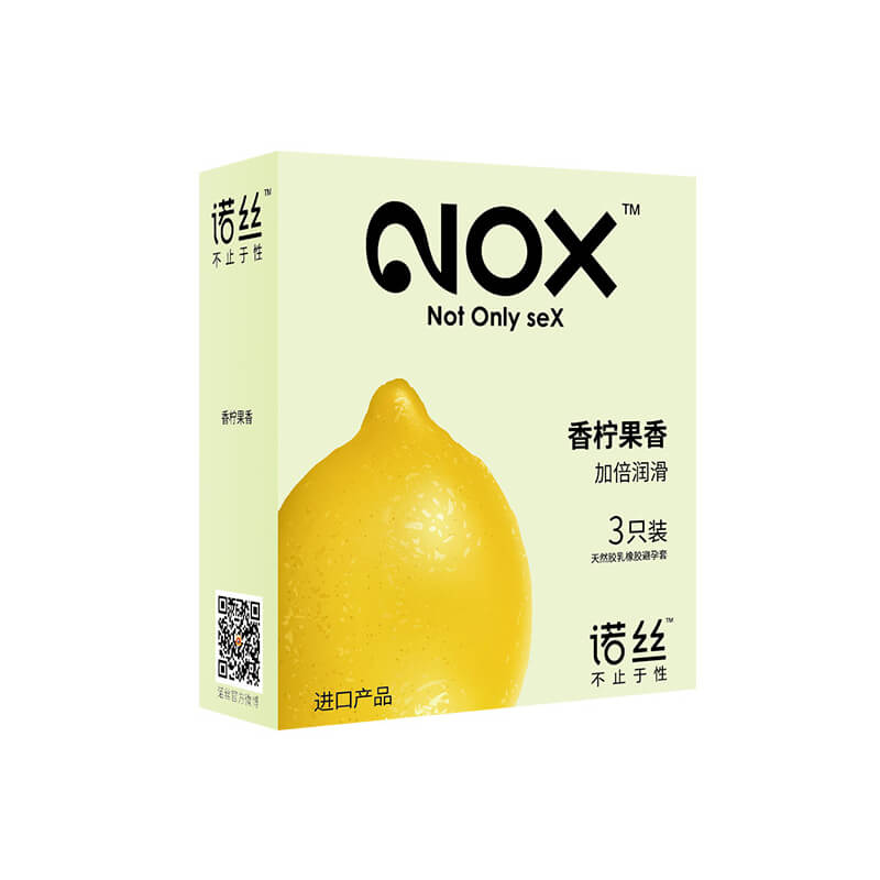 NOX Lemony fruity aroma condom  three pcs